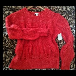 Topshop Pointelle Pullover